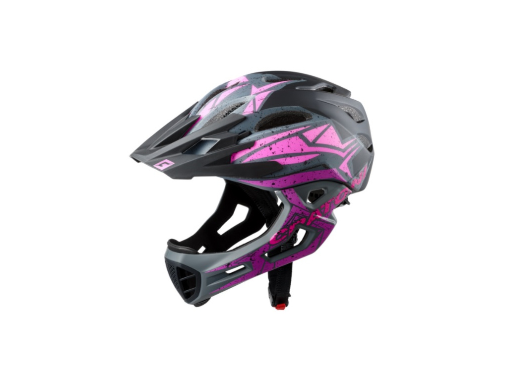 Helma CRATONI C-Maniac Pro black-pink-purple matt - M/L (56-59cm)