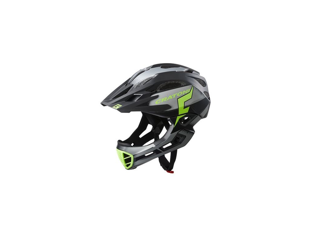 Helma CRATONI C-Maniac Pro Black/Lime Matt - S/M (53-56cm)