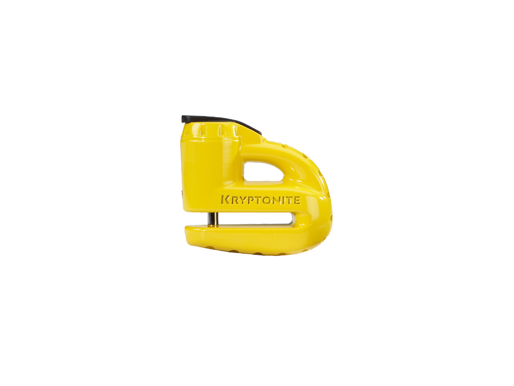 Zámek na kotouč KRYPTONITE Keeper 5-S2 Disc lock - Matte Yellow w/Reminder cable