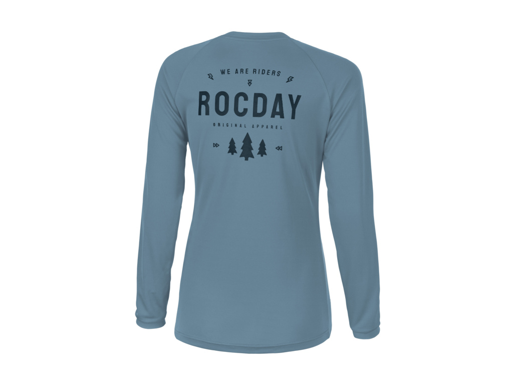 Dámský dres s dlouhým rukávem ROCDAY Patrol WMN Slate Gray